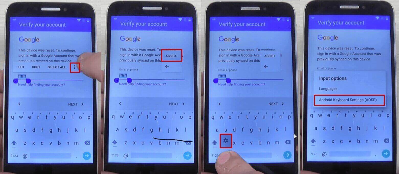 Easy FRP Bypass APK Download Free For All Android Version alcatel bypass google verify apk download
