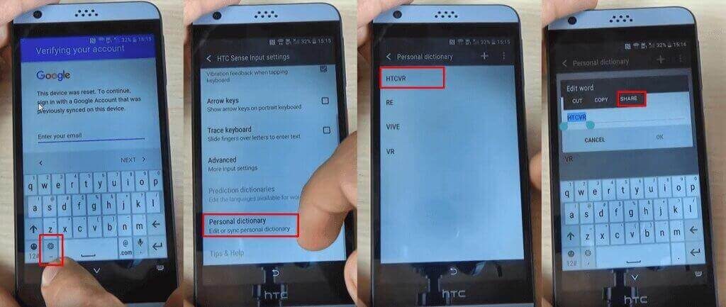 bypass google account htc