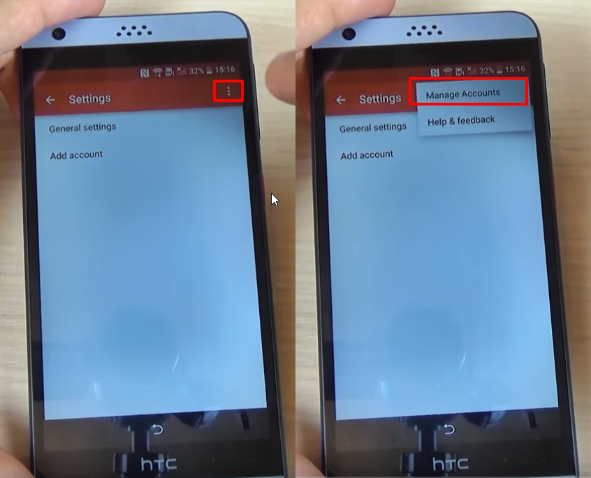 Bypass Google account HTC 2