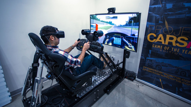 Virtual Reality Simulators: Project Cars