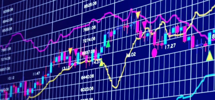 Stock market exchange graphics