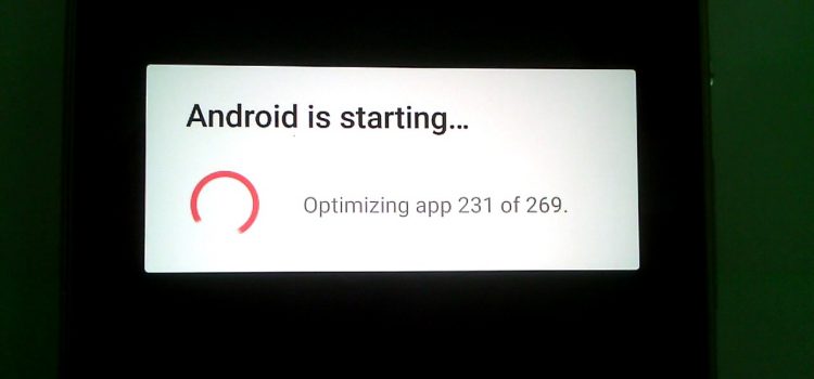 Android optimizing apps issue