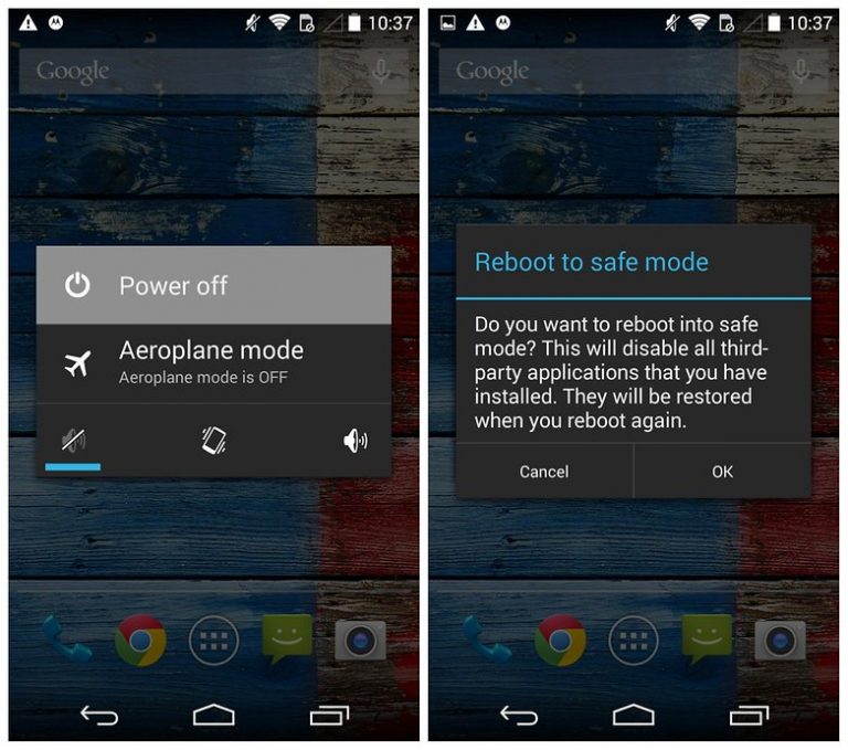 how to reboot samsung phone in safe mode