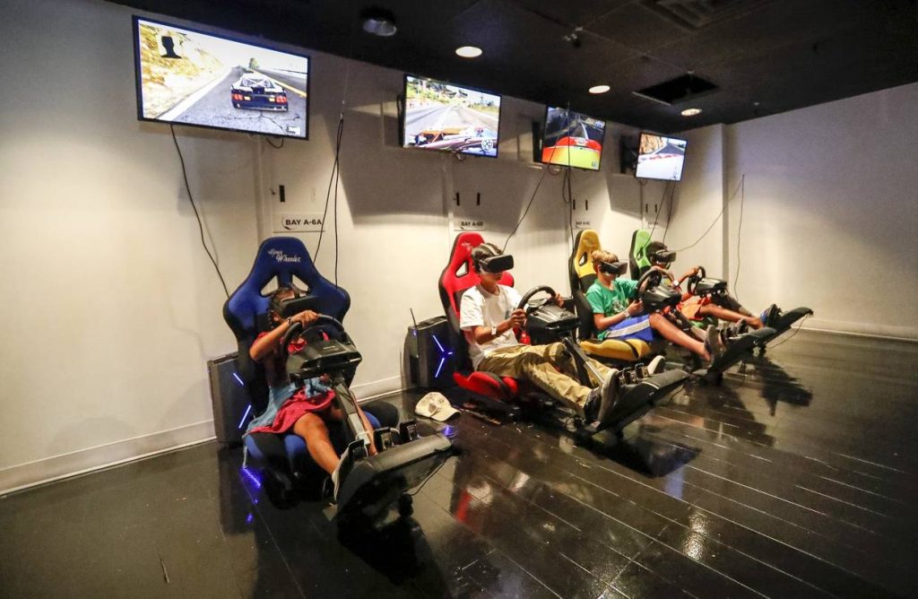 VR World NYC racing simulator