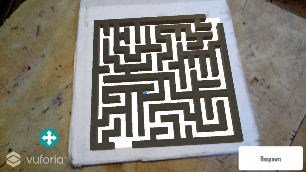 Vuforia Unity and augmented reality maze