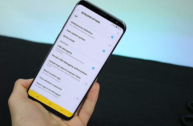 Galaxy S8 Developer Options