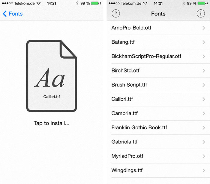 AnyFont iOS