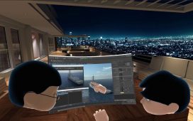 Bigscreen virtual reality office