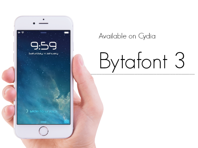 BytaFont 3 Cydia