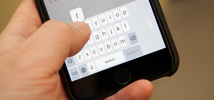 iPhone keyboard