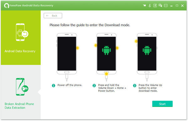 Android Data Recovery Download Mode