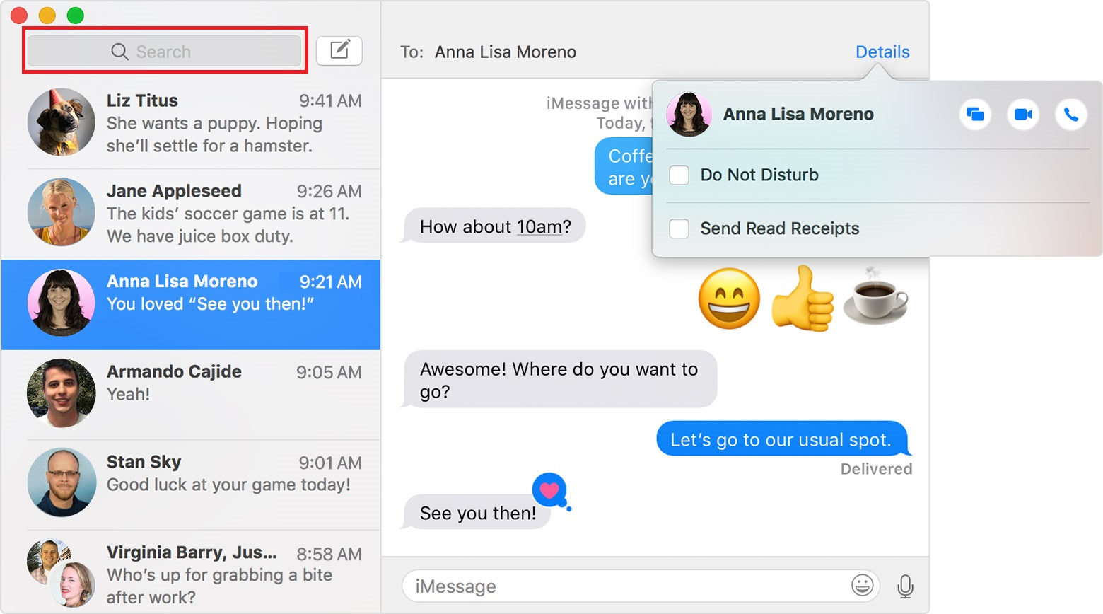 iMessages Mac