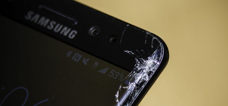 Samsung cracked screen