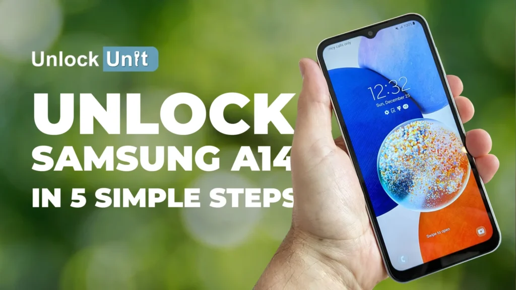 how to unlock samsung a14