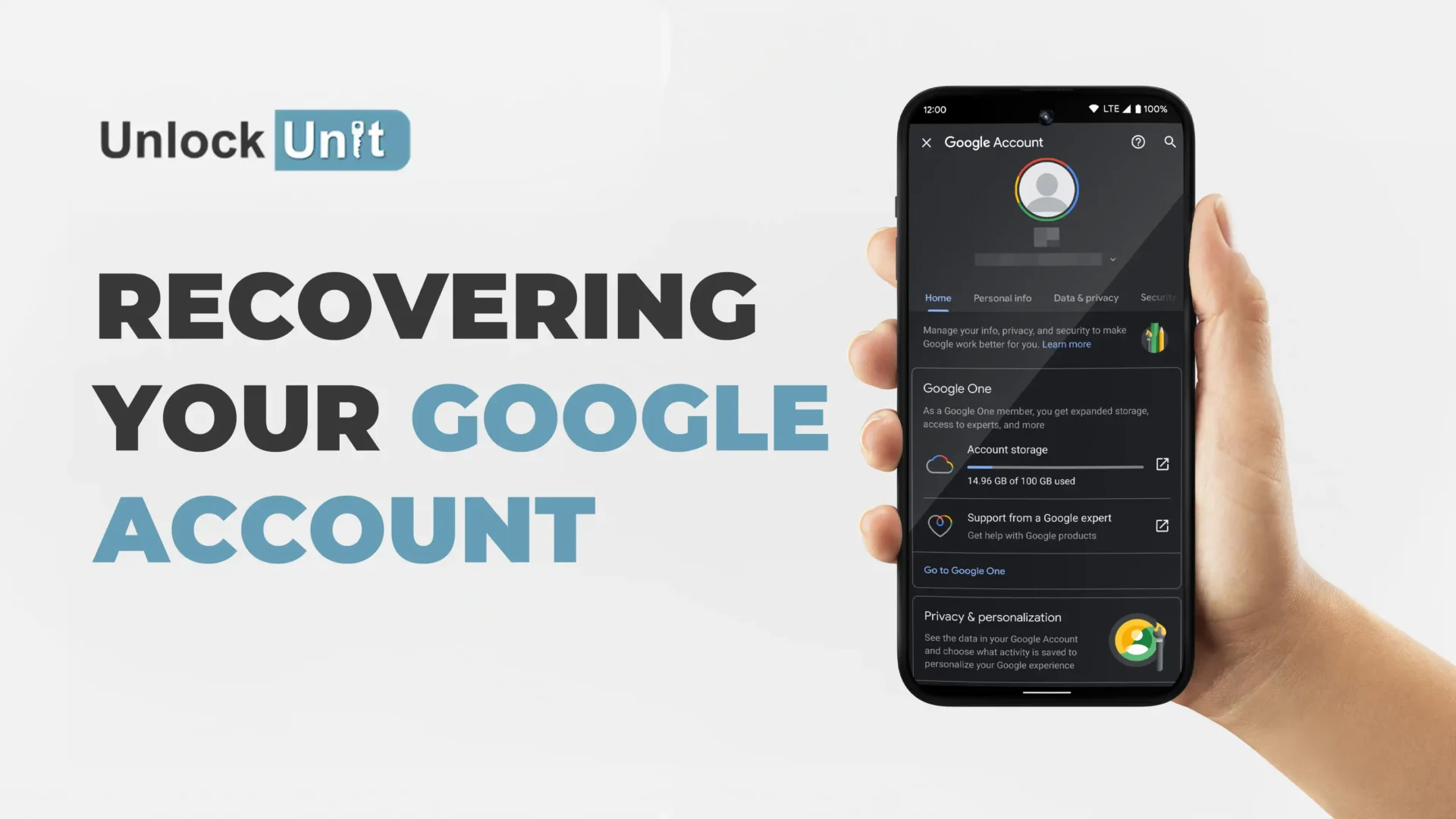 How to recover your google account unlockunit