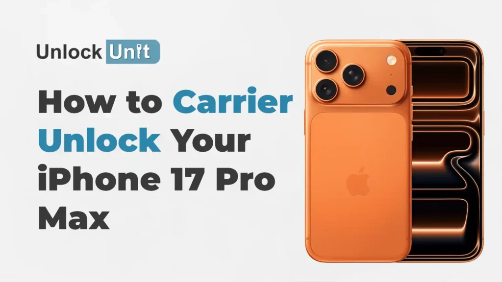 unlock iPhone 17 Pro Max